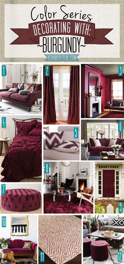 When it comes to decorating a teenage girl's room, you'll want to consider all the things your teen loves and get her involved in the process of designing the room. 55 Burgundy Living Room Decor 2021 in 2020 | Burgundy ...