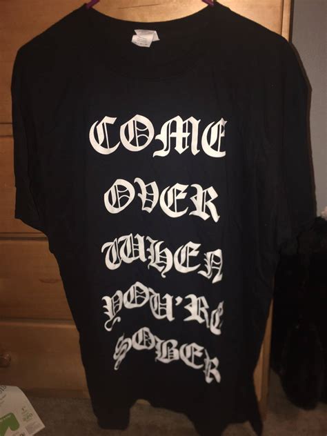 Lil Peep Lil Peep Come Over When Youre Sober Shirt Grailed