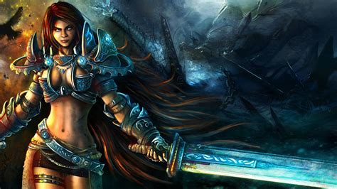 Download our free dreamy world & fantasy world high resolution hd desktop wallpapers for free. Woman Warrior Fantasy Hd Wallpaper 2560x1440 26482 : Wallpapers13.com