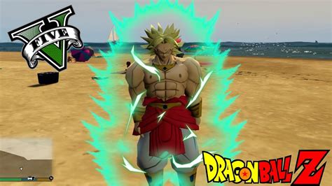 Broly El Guerrero Legendario En Gta Dragon Ball Z Mod Youtube