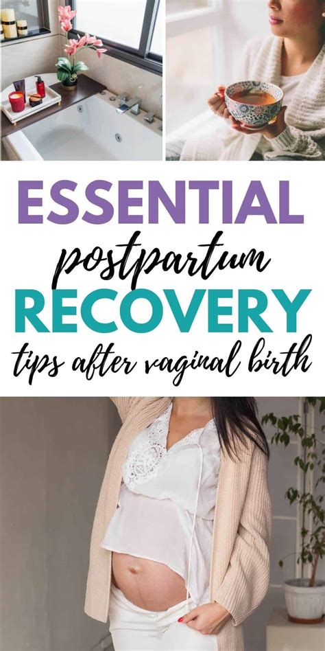 Postpartum Recovery Tips After A Vaginal Birth Birth Eat Love