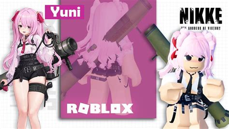roblox nikke outfit yuni cosplay youtube