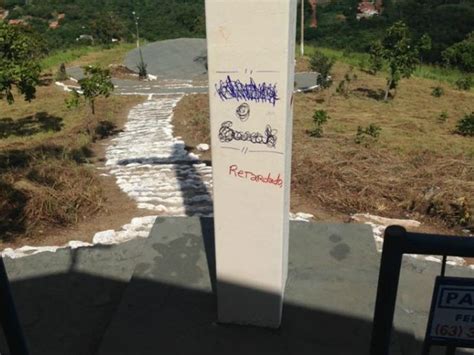 G1 Cruz Usada Em Celebração é Alvo De Vandalismo Na Serra Do Estrondo Notícias Em Tocantins