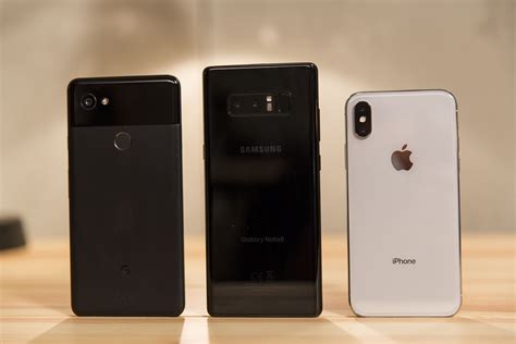 The size of the screen. iPhone X vs Note 8, Pixel 2, and V30 is a surprisingly ...