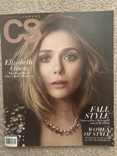 Cs Chicago Social Magazine Elizabeth Olsen Cover September 2017 Modern