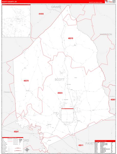 Maps Of Scott County Kentucky