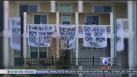 Fraternity Suspended Over Offensive Banners Abc7 San Francisco