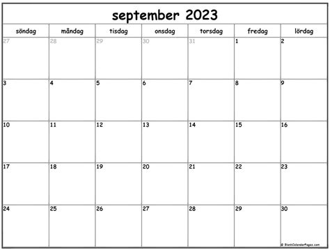 Utskrivbara Kalender 2021 Skriva Ut September 2021 Kalender Svenska