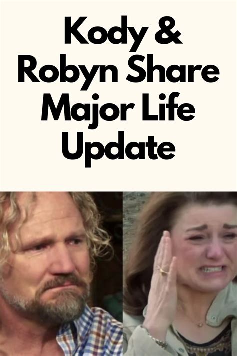 Sister Wives Kody And Robyn Share Major Life Update In 2024 Sister