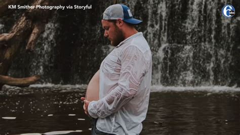 Kentucky Man Takes Wifes Place In Maternity Shoot After Shes Placed