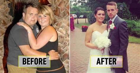 17 Dramatic Before And After Photos Of Couples Losing Weight Together