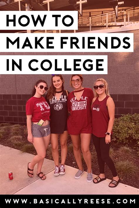 How To Make Friends In College Reese Regan Make Friends In College Making Friends College
