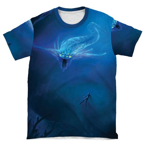 Subnautica Ghost Leviathan Aop T Shirt Tee Chief T Shirt