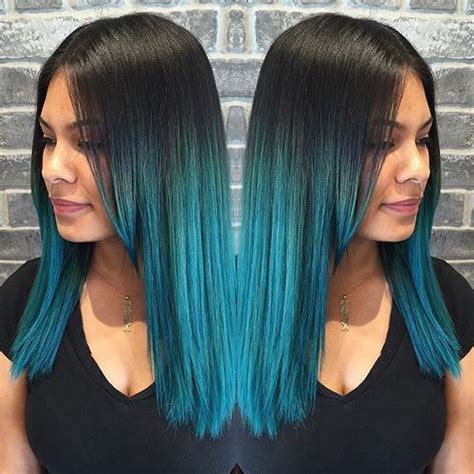 20 Amazing Blue Ombre Hairstyles Youll Want To Copy Now Her Style Code