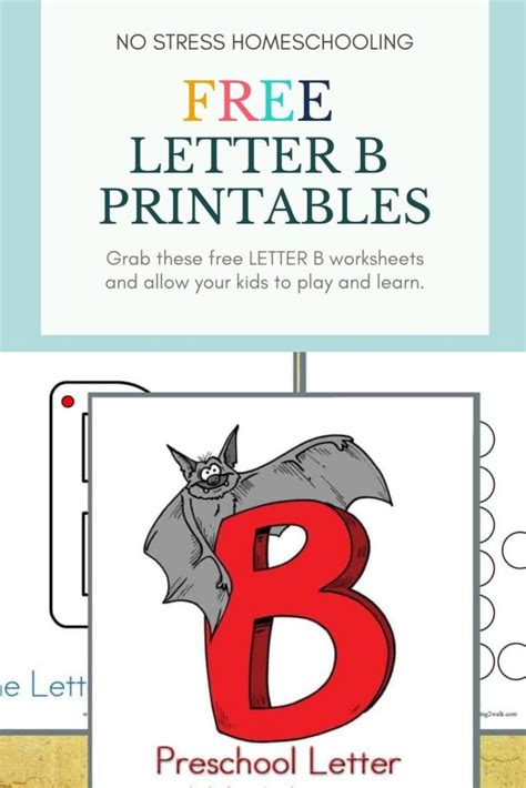 Free Preschool Letter B Printables