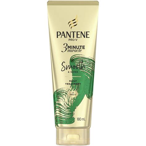 Pantene 3 Minute Miracle Smooth & Sleek Conditioner 180ml | Woolworths