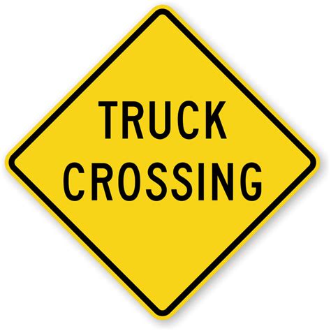 What Does A Truck Crossing Sign Mean Verlene Duong