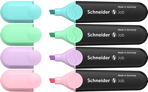 Schneider Job Pastel Highlighter Four Color Pack