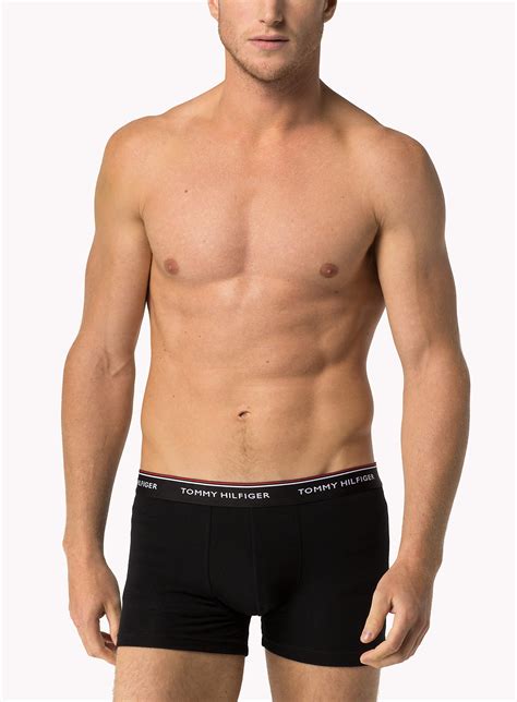 Tommy Hilfiger Underwear Premium Essentials Trunk 3 Pack Grey Heather