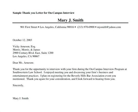 Better prepare your job applications before submitting. Thank You Letter After Second Interview Examples with ...