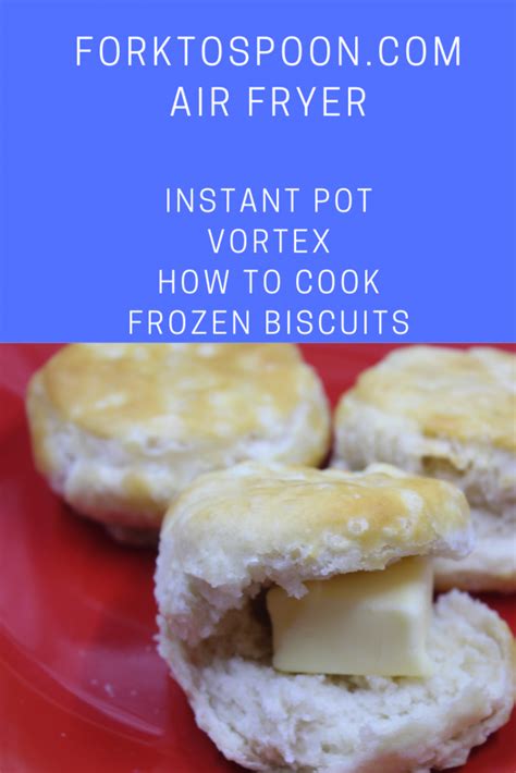 Turn air fryer to 350 degrees and bake for 5 minutes or until golden. Air Fryer, Vortex, Instant Pot, How To Cook Frozen Biscuits in the Air Fryer (Vortex) | Recipe ...
