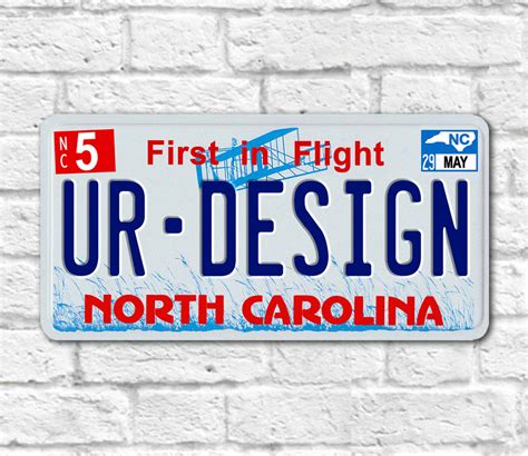 North Carolina State Plate Mkdstudios