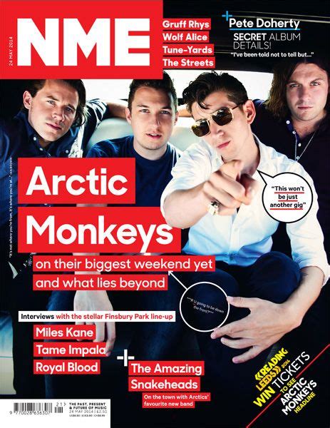 Nme Magazine Cover Arctic Monkeys May 24th 2014 Alex Arctic Monkeys