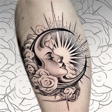 From Crescent To Full Romantic Moon Tattoo Designs That Will