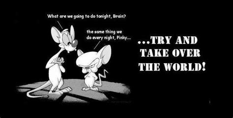 Brain attempts to use a tobacco company to take over the world by selling cigarettes to children. Pinky and the Brain Wallpaper - WallpaperSafari