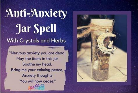 Anti Anxiety Jar Spell Calming Witchs Bottle Spells8