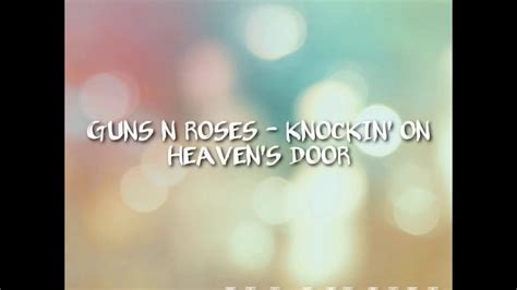 Karaoke Knockin On Heaven S Door Guns N Roses Youtube