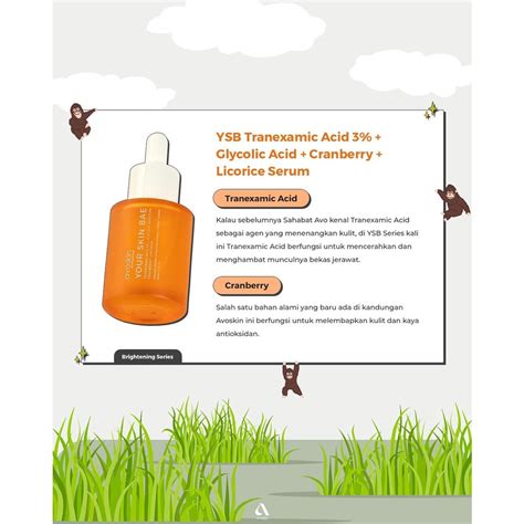 Jual Avoskin Your Skin Bae Serum Tranexamic Acid 3% + Glycolic Acid