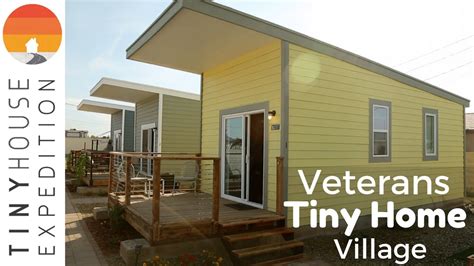 First Ever Veterans Tiny House Community In Phoenix Youtube