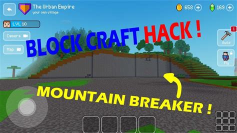 Block Craft Hack Breaking Mountains In Moments Youtube