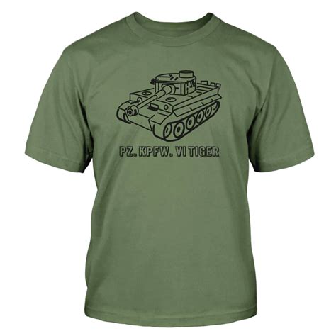 Panzerkampfwagen Vi Tiger T Shirt Bundeswehr Tank Panzer Shirtblaster