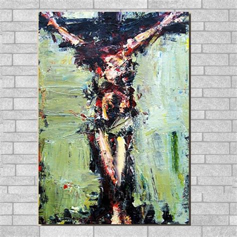 Buy Hand Painted Jesus Oil Painting On Canvas Unique