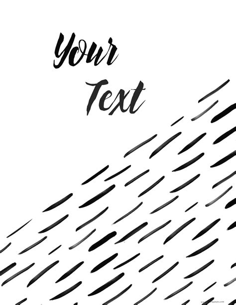 Free Printable Black And White Binder Covers Printable Word Searches