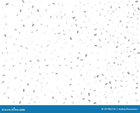 Luxury Silver Rectangular Glitter Confetti Background White Festive