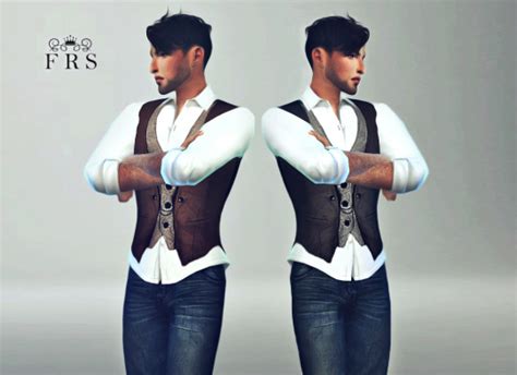 Male Classic Vest At Fashion Royalty Sims Sims 4 Updates