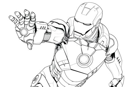 Iron Man Flying Coloring Pages At Free Printable