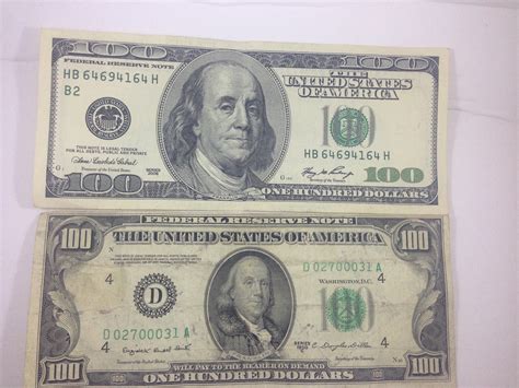 This $100 bill was (mis)printed in 1950. : ImagesOfThe1950s