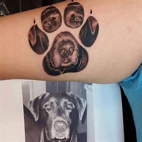Such A Cute Idea Pawprint Tattoo Dog Tattoos Paw Tattoo