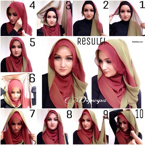 83 gambar lengkap tutorial hijab pashmina untuk kuliah untuk kondangan hijagamicollections