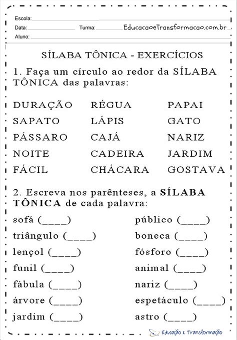 Qual é A Sílaba Tônica De Funil