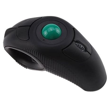 Agptek Wireless Finger Handheld Usb 20 Trackball Mouse Clickymicky