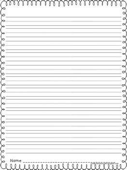 Free Primary Writing Papers by Creative Lesson Cafe | TpT