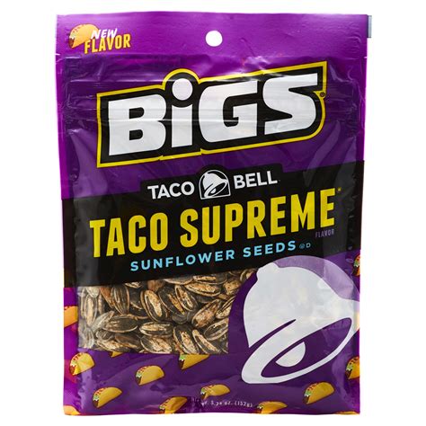 Bigs Taco Bell® Taco Supreme® Sunflower Seeds Sunflower Seeds Meijer Grocery Pharmacy Home