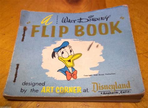 Details About Rare Walt Disney Flip Book Donald Duck Designed By Art