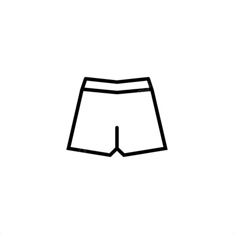Short Shorts Clipart Transparent Background Shorts Icon Vectors