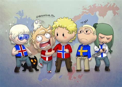 Poster Scandinavia And The World